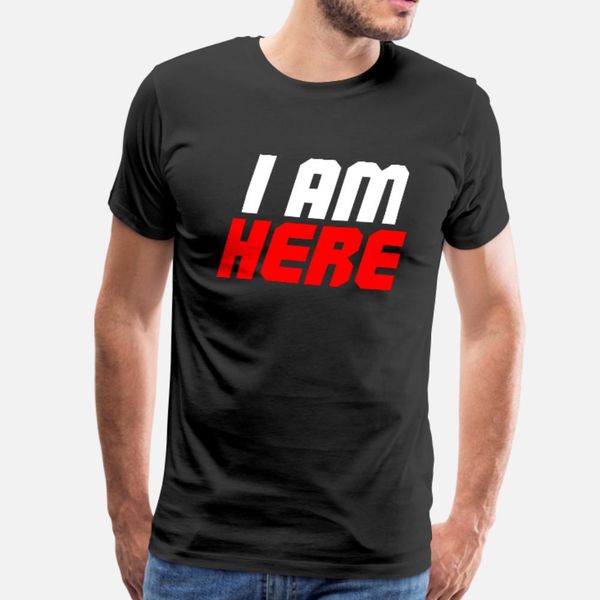 i am here t shirt men customized cotton s-3xl natural anti-wrinkle basic summer style pattern shirt
i am here t shirt men customized cotton s-3xl natural anti-wrinkle basic summer style pattern shirt