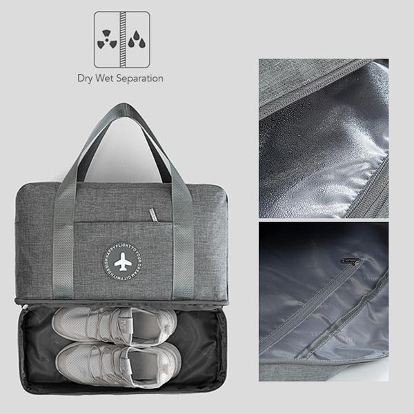 сухой влажный вылет сумка спорта фитнес сумка водонепроницаемая сумка для хранения большой емкости для багажа упаковка мешки с hidden обувь
сухой влажный вылет сумка спорта фитнес сумка водонепроницаемая сумка для хранения большой емкости для багажа упаковка мешки с hidden обувь