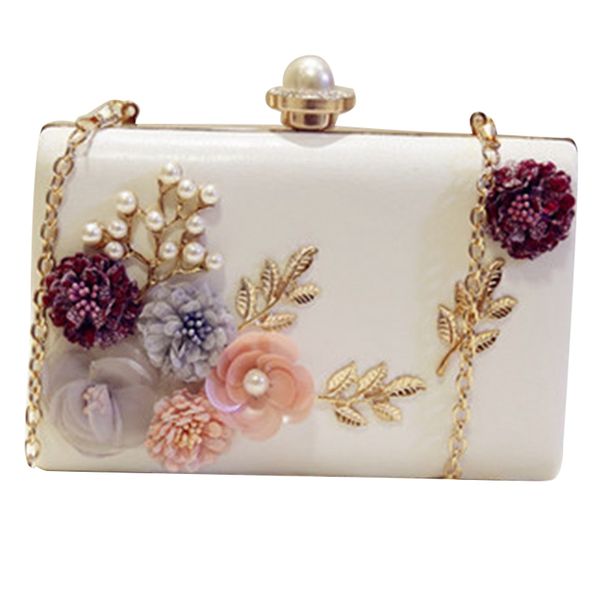 fashion women leather evening bag dinner party lady wedding flower clutch purse(white)
fashion women leather evening bag dinner party lady wedding flower clutch purse(white)