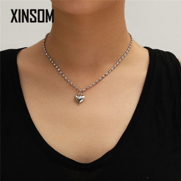 xinsom gold silver color heart pendant necklace for women fashion crystal chain party wedding statement necklace gifts 20xs856
xinsom gold silver color heart pendant necklace for women fashion crystal chain party wedding statement necklace gifts 20xs856
