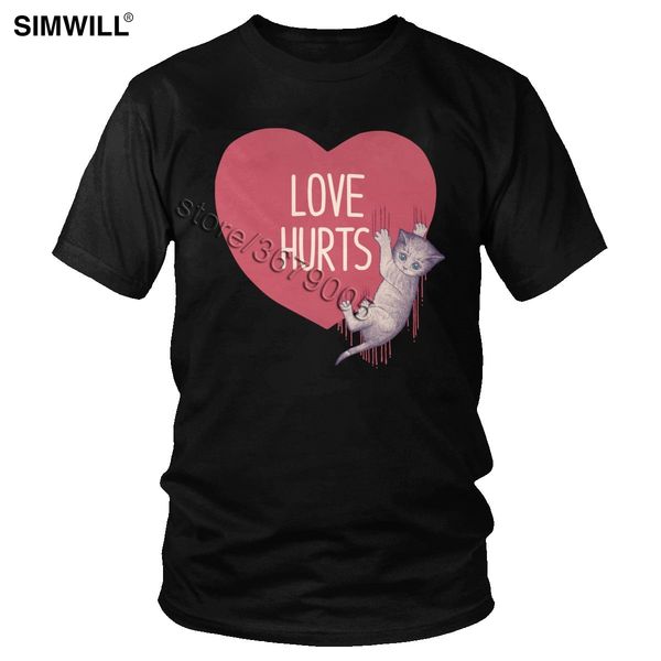 love hurts tee for men pure cotton cat heart shirts short sleeves o neck tshirt classic t shirt regular fit summer apparel
love hurts tee for men pure cotton cat heart shirts short sleeves o neck tshirt classic t shirt regular fit summer apparel