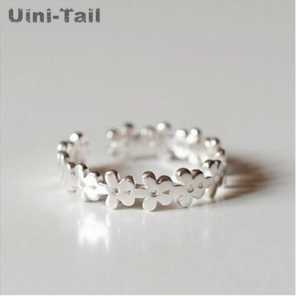 uini-tail new 925 sterling silver flower ring open ring korean fashion retro trend creative silver gn798, Golden;silver
uini-tail new 925 sterling silver flower ring open ring korean fashion retro trend creative silver gn798, Golden;silver
