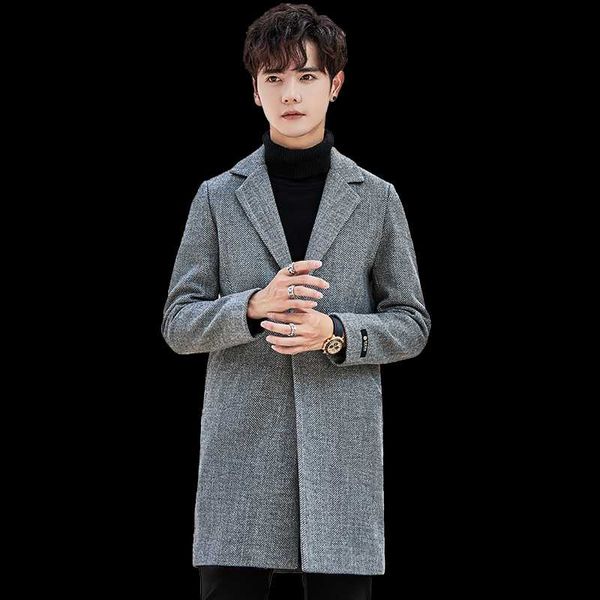 2020 wool coat, japanese loose, hong kong street, british store owner, wind wool coat, male coat, Black
2020 wool coat, japanese loose, hong kong street, british store owner, wind wool coat, male coat, Black
