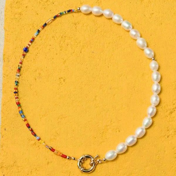 jcymong luxury irregular pearls choker necklace for women fashion colorful beads crystal pendant necklace 2020 bohemian jewelry, Golden;silver
jcymong luxury irregular pearls choker necklace for women fashion colorful beads crystal pendant necklace 2020 bohemian jewelry, Golden;silver