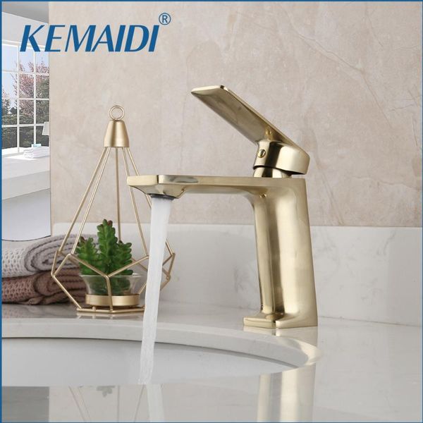 kemaidi solid brass faucet brush golden bathroom basin faucet deck mounted vanity mixer tap plumbing fixture stream spout tap
kemaidi solid brass faucet brush golden bathroom basin faucet deck mounted vanity mixer tap plumbing fixture stream spout tap