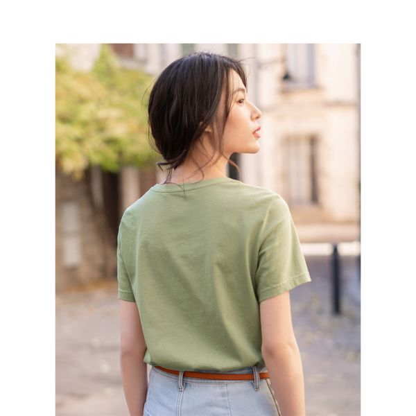 summer new arrival pure cotton round collar printed concise style leisure short sleeve t-shirt
summer new arrival pure cotton round collar printed concise style leisure short sleeve t-shirt