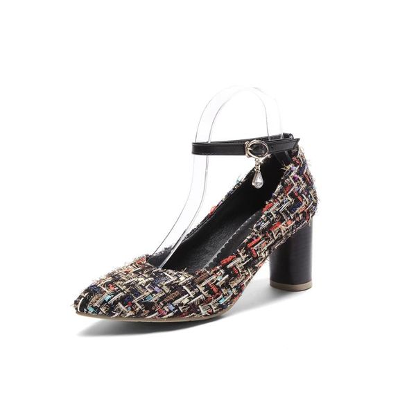 18 years early spring new comfortable thick with high with pointed 33 yards over 40, 1836-48 single shoes, Black
18 years early spring new comfortable thick with high with pointed 33 yards over 40, 1836-48 single shoes, Black