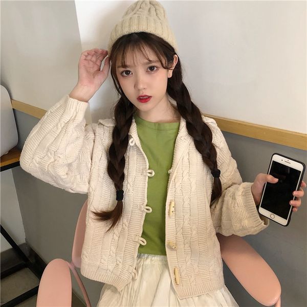 women's sweaters japanese kawaii ulzzang retro female korean harajuku japan long casual loose sweater clothing for women, White;black
women's sweaters japanese kawaii ulzzang retro female korean harajuku japan long casual loose sweater clothing for women, White;black