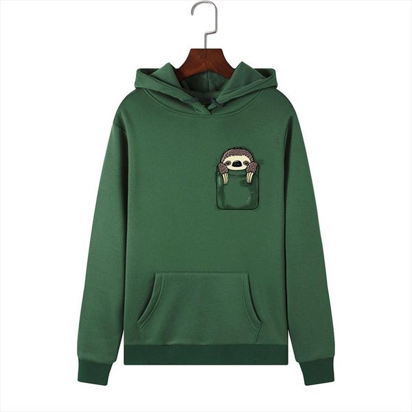 singrain fashion women print hooded sweatshirt oversized pocket cartoon sloth warm pullover ladies large size streetwear hoodies, Black
singrain fashion women print hooded sweatshirt oversized pocket cartoon sloth warm pullover ladies large size streetwear hoodies, Black