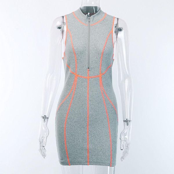 casual gray striped dress ladies base apparel fashion sleeveless clothing solid color designer womens dresses spring, Black;gray
casual gray striped dress ladies base apparel fashion sleeveless clothing solid color designer womens dresses spring, Black;gray
