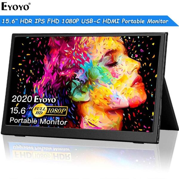 eyoyo em15kx 15.6" portable usb c monitor mini hdmi ips fhd 1080p second screen computer display for lappc ps4 xbox phone
eyoyo em15kx 15.6" portable usb c monitor mini hdmi ips fhd 1080p second screen computer display for lappc ps4 xbox phone