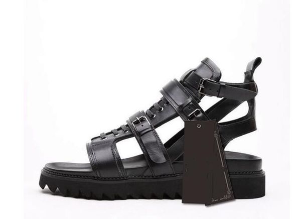 high mens leisure fashion flip flops strap cut out man summer sandals genuine leather, Black
high mens leisure fashion flip flops strap cut out man summer sandals genuine leather, Black