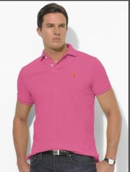 pink champagne pure color loose big yards men's short sleeve t-shirt 1756, White;black
pink champagne pure color loose big yards men's short sleeve t-shirt 1756, White;black