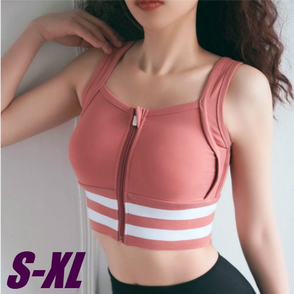 women zipper push up sports bra plus size professional quick dry padded shockproof gym fitness running yoga sport brassiere, White;black
women zipper push up sports bra plus size professional quick dry padded shockproof gym fitness running yoga sport brassiere, White;black
