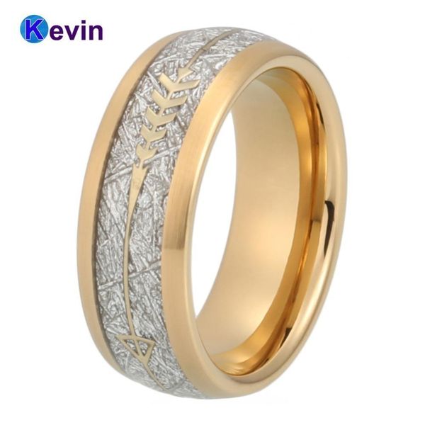 gold wedding band men women tungsten ring with gold steel arrow and white meteorite inlay new arrivals j190627, Slivery;golden
gold wedding band men women tungsten ring with gold steel arrow and white meteorite inlay new arrivals j190627, Slivery;golden