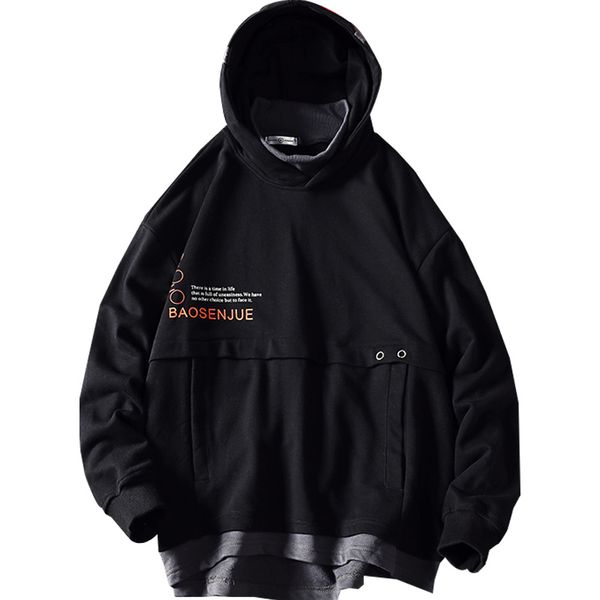 men's hoodies & sweatshirts mens sweatershirt spring autumn ins tide hip hop loose jacket korean version trend clothes, Black
men's hoodies & sweatshirts mens sweatershirt spring autumn ins tide hip hop loose jacket korean version trend clothes, Black