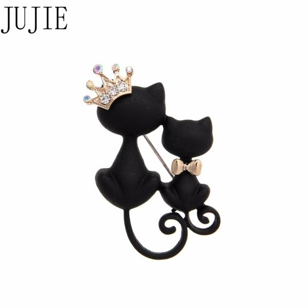 jujie cute cat brooches for women 2020 crystal crown animal brooch pins broach girl cartoon gifts fashion jewelry dropshipping, Gray
jujie cute cat brooches for women 2020 crystal crown animal brooch pins broach girl cartoon gifts fashion jewelry dropshipping, Gray