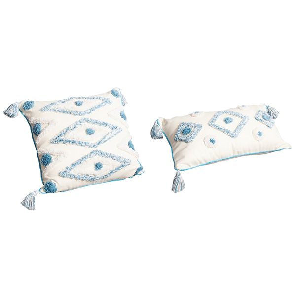 pillow case 2x cushion cover plush blue diamond with circle moroccan pattern colorful boho style 30x50cm & 45x45cm
pillow case 2x cushion cover plush blue diamond with circle moroccan pattern colorful boho style 30x50cm & 45x45cm