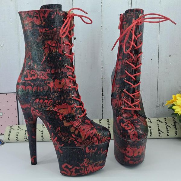leecabe beautiful pu upper 17cm/7inches pole dancing shoes high heel platform boots closed toe pole dance boots, Black
leecabe beautiful pu upper 17cm/7inches pole dancing shoes high heel platform boots closed toe pole dance boots, Black