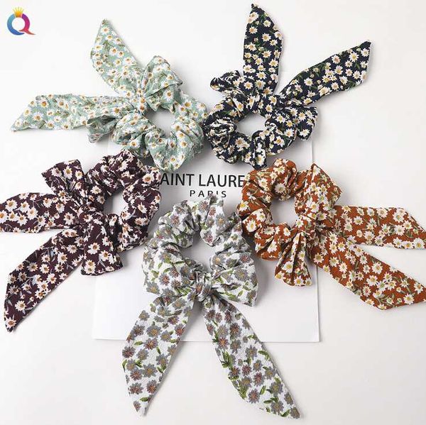 hair rope ties floral print scrunchies for women girls elastic hair bands chiffon bow knot streamers fashion accessories, Golden;silver
hair rope ties floral print scrunchies for women girls elastic hair bands chiffon bow knot streamers fashion accessories, Golden;silver