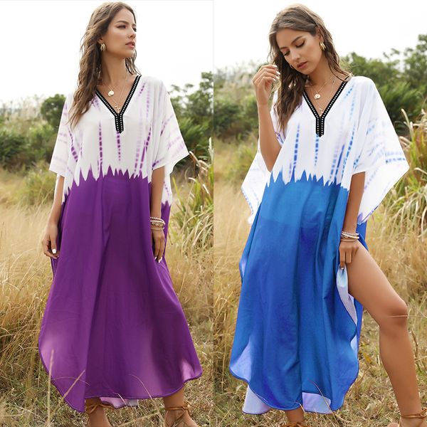 2020 bikini cover-ups boho deep v-neck summer beach dress tunic women plus size kaftan beach wear swim suit cover up a303, White;black
2020 bikini cover-ups boho deep v-neck summer beach dress tunic women plus size kaftan beach wear swim suit cover up a303, White;black