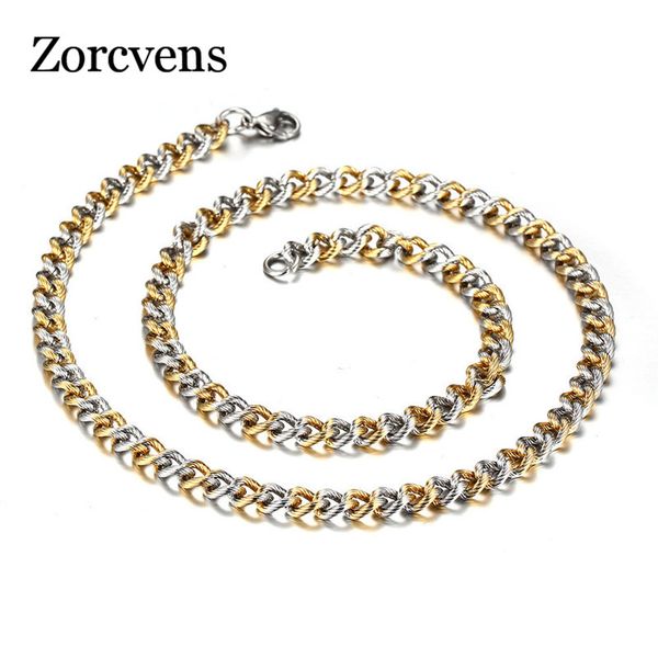 modyle 2020 new fashion 60cm gold and silver color stainless steel 7mm chain necklace
modyle 2020 new fashion 60cm gold and silver color stainless steel 7mm chain necklace