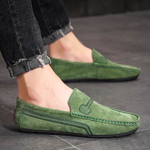 designer shoes men zapatos de hombre slip-on leather shoes casual male green driving moccasin soft non-slip loafers, Black
designer shoes men zapatos de hombre slip-on leather shoes casual male green driving moccasin soft non-slip loafers, Black