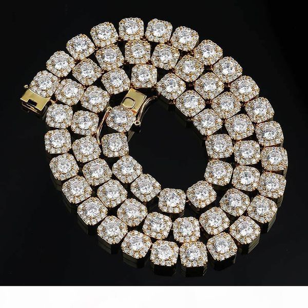 10mm width hiphop bling chains mens 18k gold plated micro pave zircon necklaces copper jewelry gift, Silver
10mm width hiphop bling chains mens 18k gold plated micro pave zircon necklaces copper jewelry gift, Silver