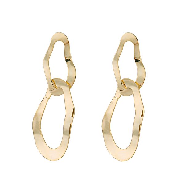 lwong gold silver color double waved hoop earrings statement minimalist earrings street style big geometrical gifts, Golden;silver
lwong gold silver color double waved hoop earrings statement minimalist earrings street style big geometrical gifts, Golden;silver