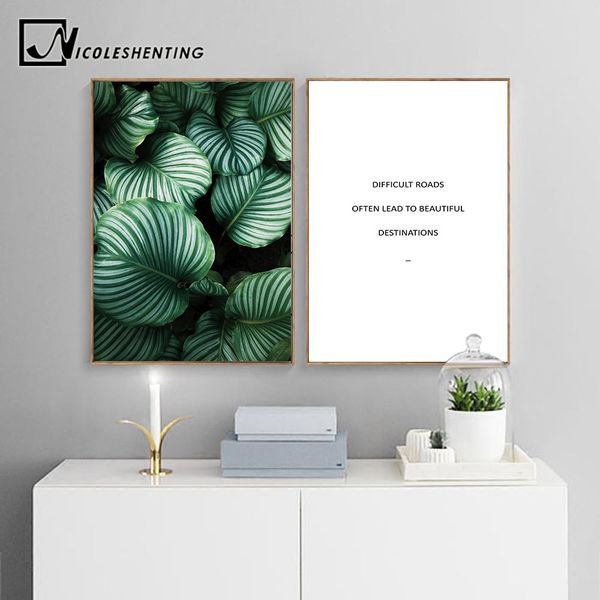 nicoleshenting green plant leaf wall art canvas posters quotes prints nordic painting wall picture for living room home decor
nicoleshenting green plant leaf wall art canvas posters quotes prints nordic painting wall picture for living room home decor