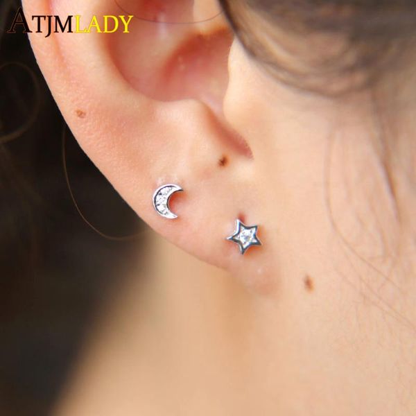 2020 new stars moon cz earrings 100% 925 sterling shape earring stud for women jewelry delicate dainty minimalist simple cute, Golden;silver
2020 new stars moon cz earrings 100% 925 sterling shape earring stud for women jewelry delicate dainty minimalist simple cute, Golden;silver