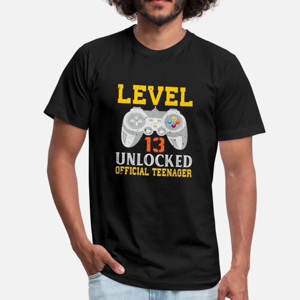 level 13 13th birthday t shirt men designing 100% cotton size s-3xl vintage gift breathable spring cool shirt
level 13 13th birthday t shirt men designing 100% cotton size s-3xl vintage gift breathable spring cool shirt