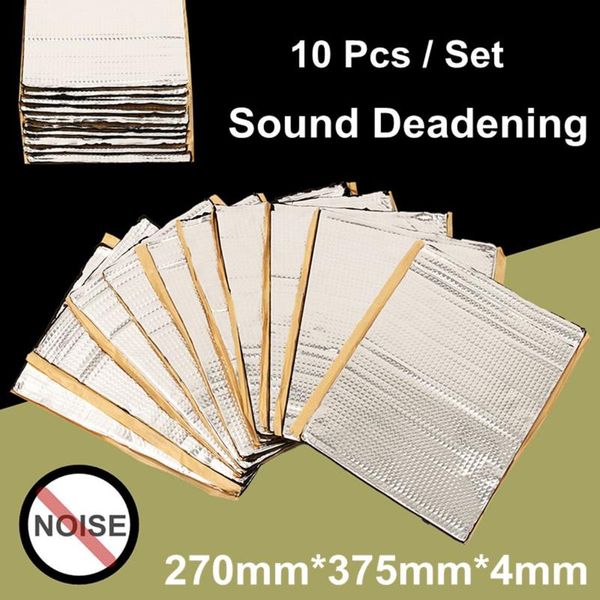 10 pcs butyl rubber car sound mat proofing deadener heat noise insulation deadening mat hood closed cell foam flexible 4mm
10 pcs butyl rubber car sound mat proofing deadener heat noise insulation deadening mat hood closed cell foam flexible 4mm