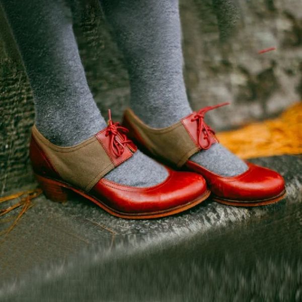 lace up women pumps chunky heels platform ladies shoes spring autumn mixed colors vintage female shoes zapatos mujer, Black
lace up women pumps chunky heels platform ladies shoes spring autumn mixed colors vintage female shoes zapatos mujer, Black