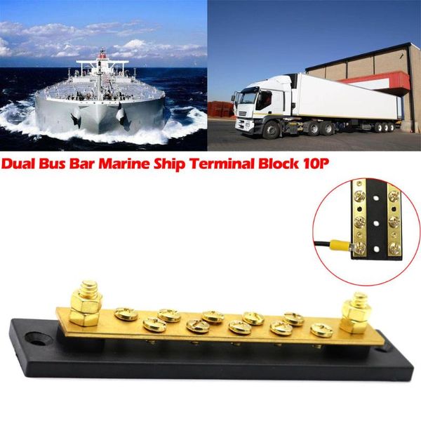 высокий ток сборных шин 150a автомобилей dual bus bar marine ship terminal block латунный для rv / грузовик / car / boat 10p
высокий ток сборных шин 150a автомобилей dual bus bar marine ship terminal block латунный для rv / грузовик / car / boat 10p