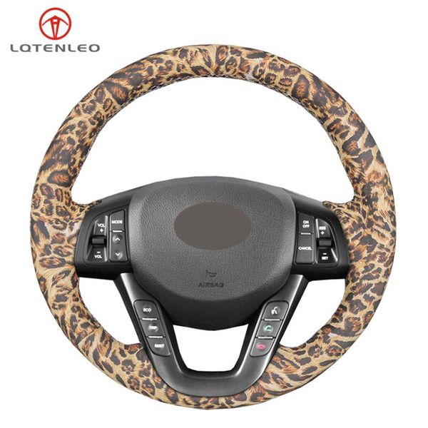 lqtenleo leopard artificial leather diy hand-stitched car steering wheel cover for kia k5 optima 2008-2013
lqtenleo leopard artificial leather diy hand-stitched car steering wheel cover for kia k5 optima 2008-2013
