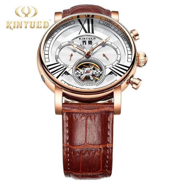 kinyued brand mens automatic mechanical watches waterpoof business tourbillon watch men rose gold fashion horloges mannen, Slivery;brown
kinyued brand mens automatic mechanical watches waterpoof business tourbillon watch men rose gold fashion horloges mannen, Slivery;brown