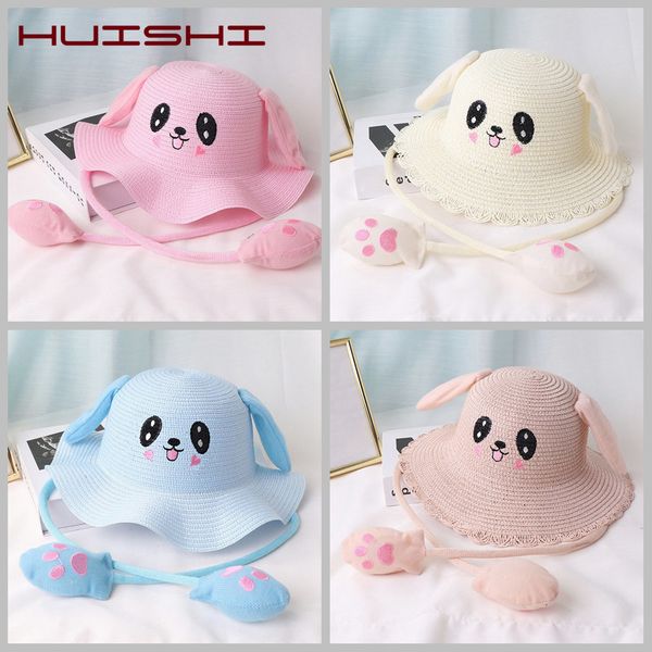 huishi шляпы для девочек summer sun hat солома мультфильм танец подушка уши кролика cap дети bucket соломы cap для детей мальчики девочки, Yellow
huishi шляпы для девочек summer sun hat солома мультфильм танец подушка уши кролика cap дети bucket соломы cap для детей мальчики девочки, Yellow