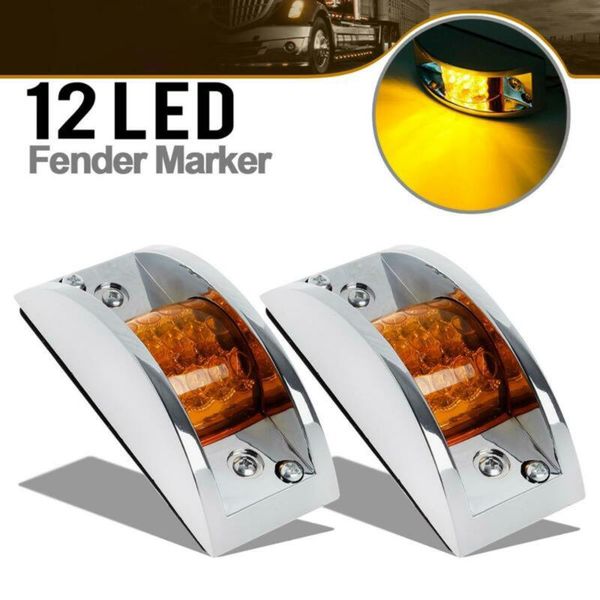 2pcs 12v clearance running light 12led truck trailer rails amber chrome armored lamp ip65 waterproof and dustproof
2pcs 12v clearance running light 12led truck trailer rails amber chrome armored lamp ip65 waterproof and dustproof