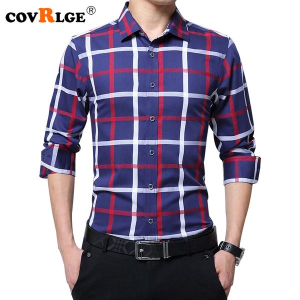 men's dress shirts covrlge long sleeve shirt 2021 spring male social 100% cotton comfortable men plaid brand clothing mcl109, White;black
men's dress shirts covrlge long sleeve shirt 2021 spring male social 100% cotton comfortable men plaid brand clothing mcl109, White;black