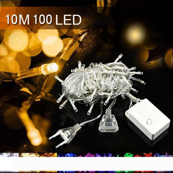 fairy lights 10m 100led string light 110v 220v christmas holiday garland lights for home party wedding christmas decoration
fairy lights 10m 100led string light 110v 220v christmas holiday garland lights for home party wedding christmas decoration