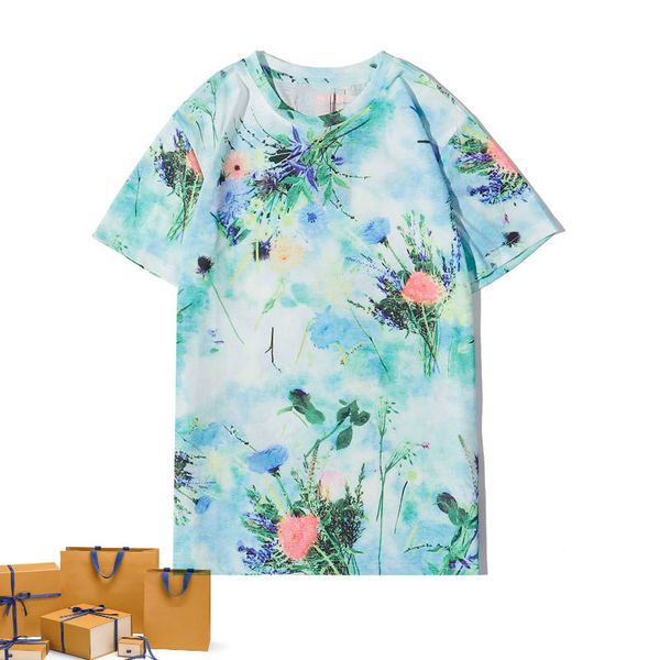 New Fashion Design Summer Letter Flower Printed T Shirt Men Tshirt Top Tees Short Sleeve Natural Shirt Breathable T Shirts Without Box
New Fashion Design Summer Letter Flower Printed T Shirt Men Tshirt Top Tees Short Sleeve Natural Shirt Breathable T Shirts Without Box