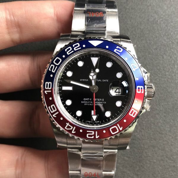 classic watch independent adjustment gmt series blue dial 40mm sapphire glass automatic mechanical jubilee sports, Slivery;brown
classic watch independent adjustment gmt series blue dial 40mm sapphire glass automatic mechanical jubilee sports, Slivery;brown