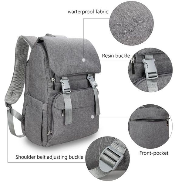 new 2020 diaper bag waterproof oxford large capacity travel backpack maternity baby bag backpack for mom & dad with usb charge
new 2020 diaper bag waterproof oxford large capacity travel backpack maternity baby bag backpack for mom & dad with usb charge