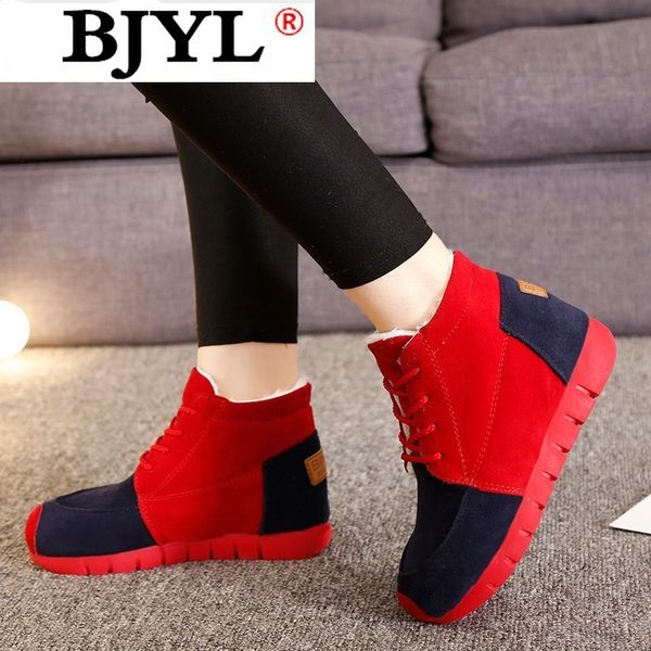 women's winter footwear warm flat snow boots fur lace up platform ankle boots ladies plush casual comfortable 2020 women shoes, Black
women's winter footwear warm flat snow boots fur lace up platform ankle boots ladies plush casual comfortable 2020 women shoes, Black