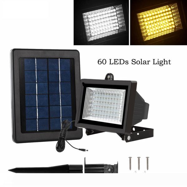 60 led solar light outdoor security floodlight 300 lumen weatherproof auto-induction solar flood light for lawn garden
60 led solar light outdoor security floodlight 300 lumen weatherproof auto-induction solar flood light for lawn garden