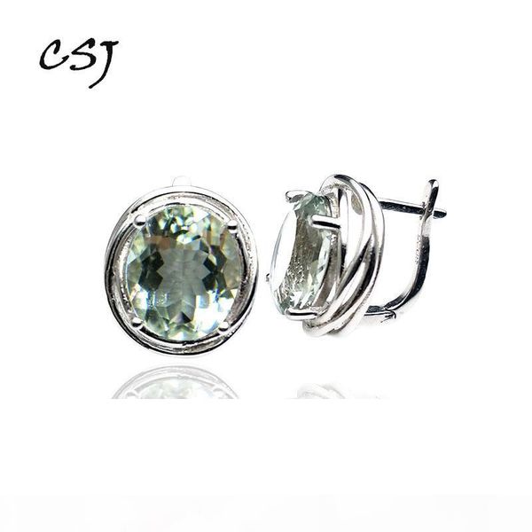 csj real big natural green amethyst good clasp earrings 925 sterling silver fine jewelry women lady wedding engagment party gift cx200628, Golden
csj real big natural green amethyst good clasp earrings 925 sterling silver fine jewelry women lady wedding engagment party gift cx200628, Golden