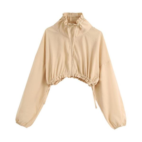 women's jackets 2021 summer sunscreen loose and thin drape short jacket, Black;brown
women's jackets 2021 summer sunscreen loose and thin drape short jacket, Black;brown