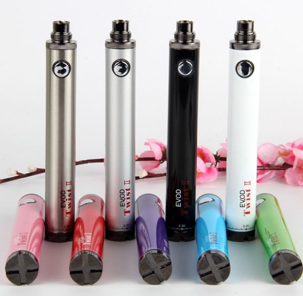 EVOD Twist II battery 1650mah evod twist 2 battery 3.3v-4.8v EVOD Twist ecig 510 battery for dry herb vaporizer vape pen
EVOD Twist II battery 1650mah evod twist 2 battery 3.3v-4.8v EVOD Twist ecig 510 battery for dry herb vaporizer vape pen