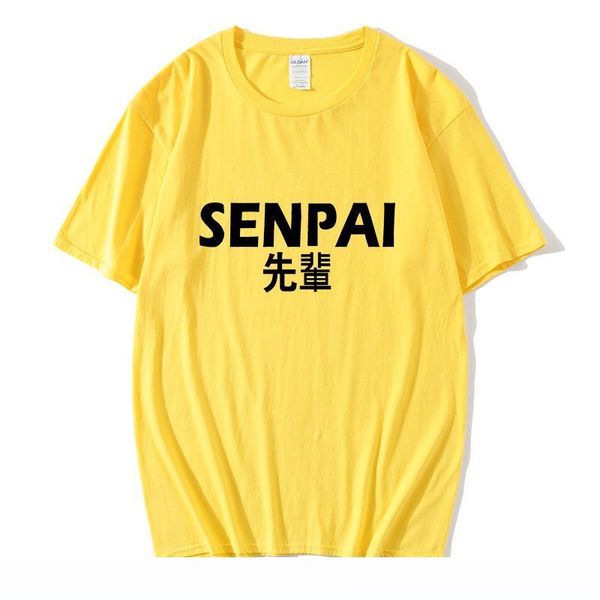 20 summer printed senpai t-shirt anime 100% cotton men women white black hip funny letter tee fashion harajuku
20 summer printed senpai t-shirt anime 100% cotton men women white black hip funny letter tee fashion harajuku